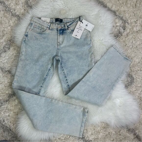 7 For All Mankind Kids Light Blue Jeans - Picture 1 of 8